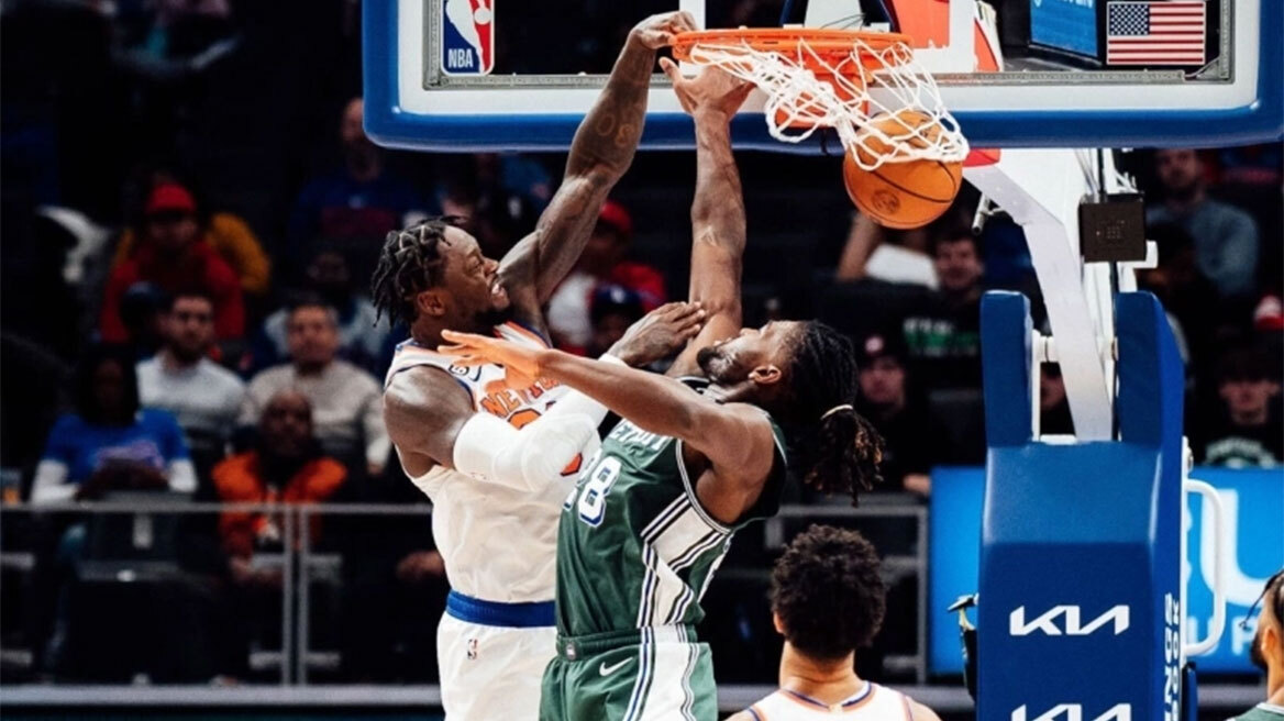 Πίστονς - Νικς 110-140: Ο Ραντλ ισοπέδωσε το Ντιτρόιτ