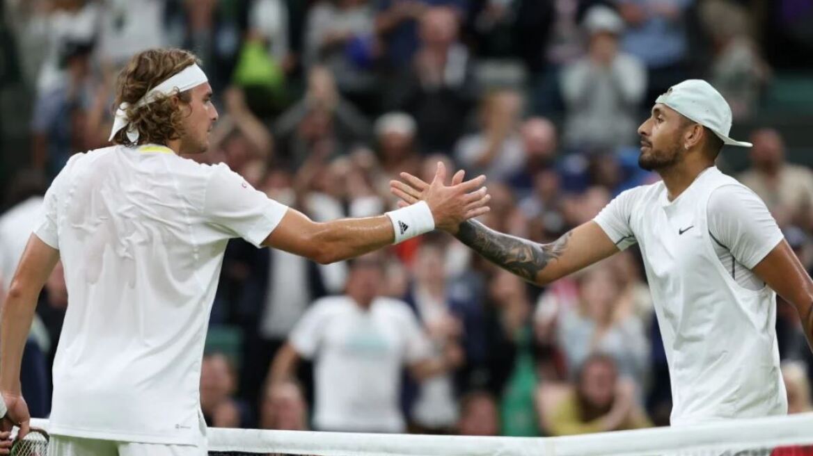  Τσιτσιπάς για συμπεριφορά Κύργιου στο Wimbledon: «Βρήκα πολύ ανήθικο αυτό που έκανε» - Δείτε βίντεο