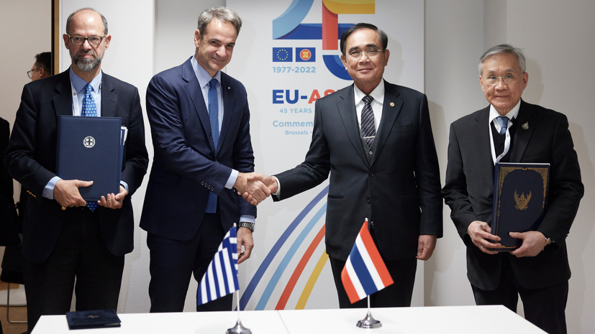 Συνάντηση Μητσοτάκη με Ασιάτες ηγέτες: «O δρόμος για τη διευθέτηση διαφορών είναι το Διεθνές Δίκαιο»