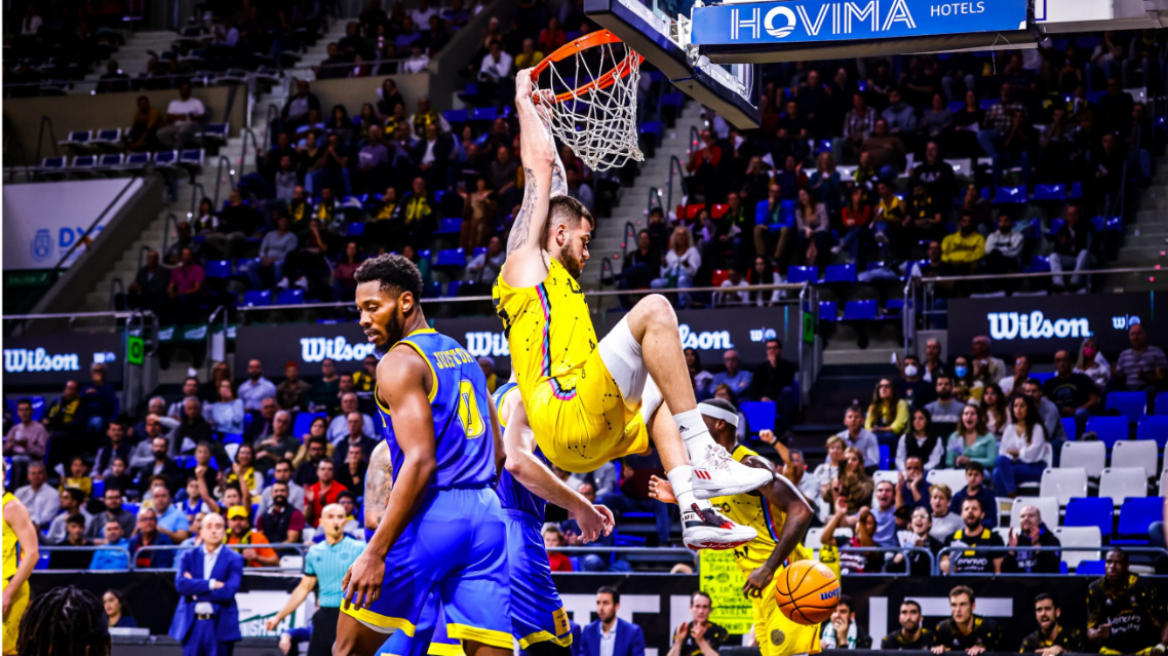 Champions League: Συνετρίβη το Περιστέρι, 86-60 από την Τενερίφη - Δείτε βίντεο