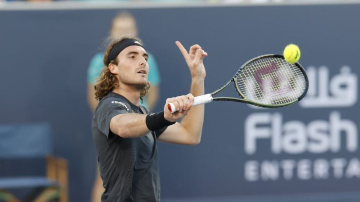  Στον τελικό του τουρνουά επίδειξης του Άμπου Ντάμπι ο Τσιτσιπάς 