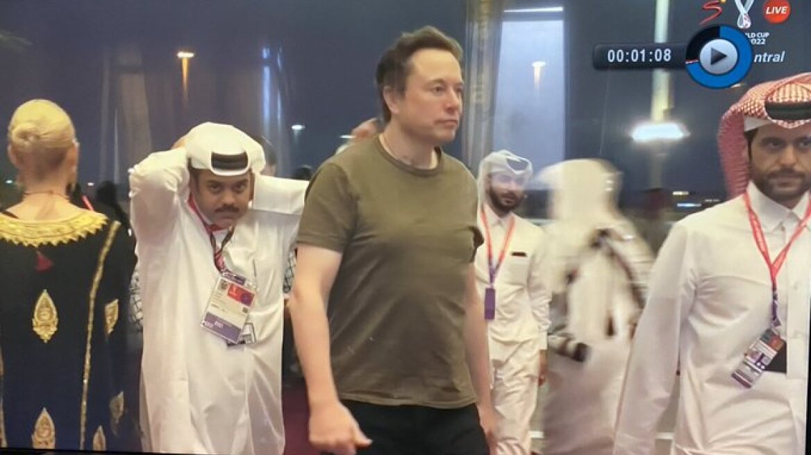 Μουντιάλ 2022: Παρών στον μεγάλο τελικό ο Έλον Μασκ