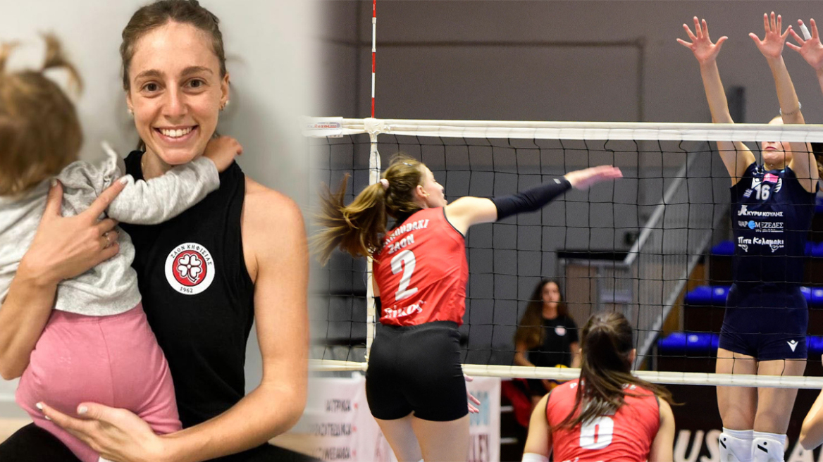 Αναστασία Μικρουδάκη: Μητέρα, εργαζόμενη και αθλήτρια στη Volley League γυναικών