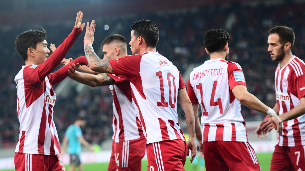 Super League 1, Ολυμπιακός - Αστέρας Τρίπολης 5-0: Μαγικό φινάλε στο 2022 - Δείτε τα γκολ 