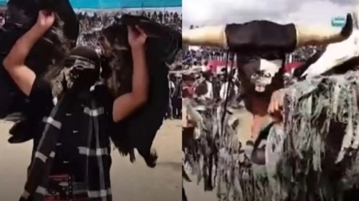 Η πιο παράξενη παράδοση: Αντί για δώρα «μοιράζουν» γροθιές (vid)