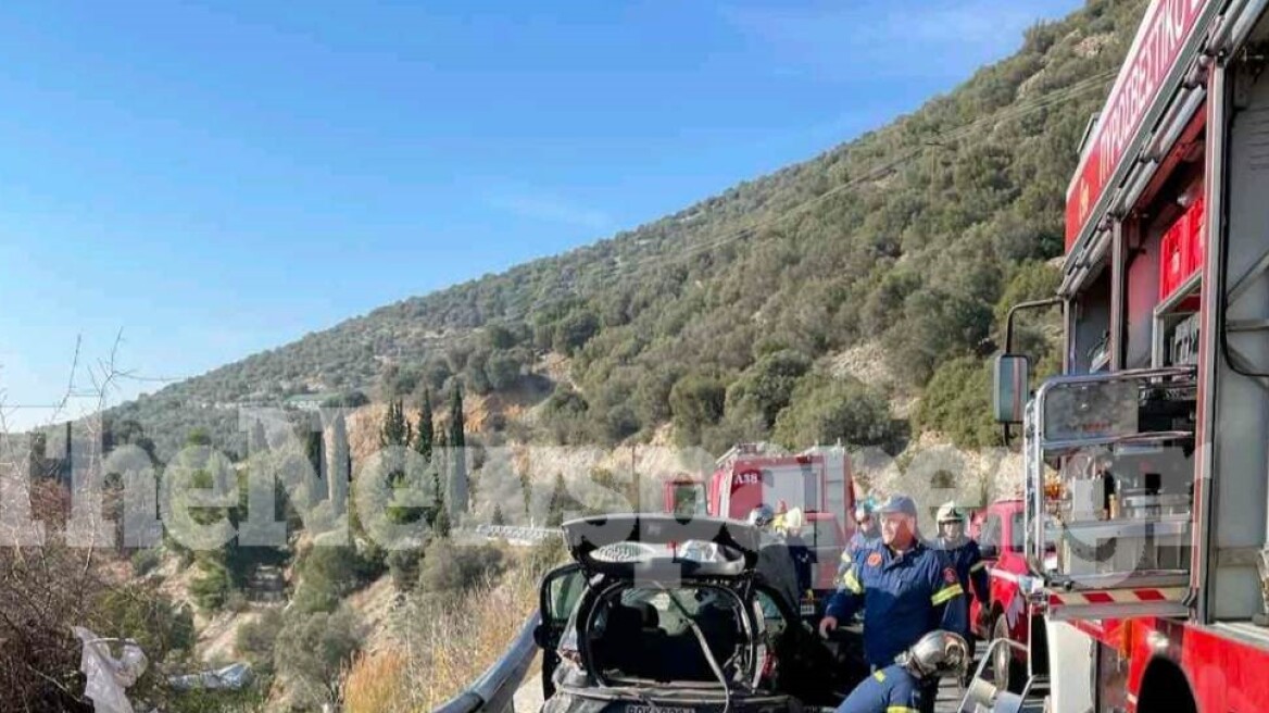 Βόλος: Θανατηφόρο τροχαίο στον Σωρό - IX συγκρούστηκε με φορτηγό 