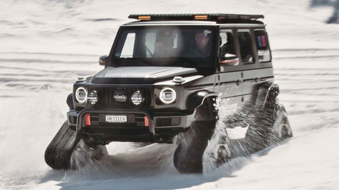 H Mercedes-Benz G 500 πάει παντού