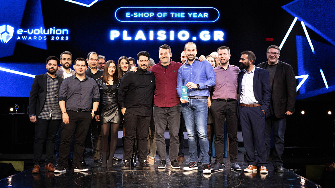 E-shop of the Year & 17 ακόμα βραβεία για την Πλαίσιο Computers στα e-volution awards 2023