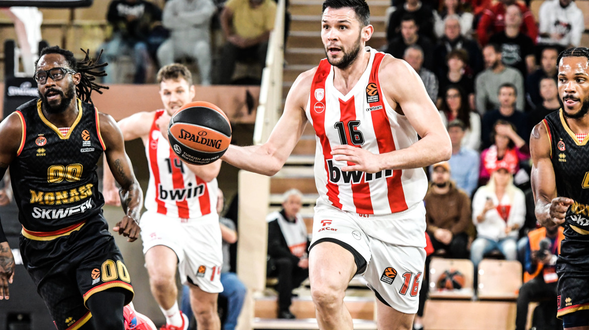 Euroleague, Μονακό-Ολυμπιακός 64-60: Πάλεψε αλλά ηττήθηκε 