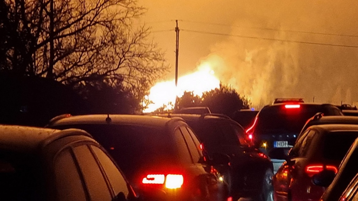 Έκρηξη στον αγωγό φυσικού αερίου που συνδέει τη Λιθουανία και τη Λετονία - Δείτε βίντεο και φωτογραφίες