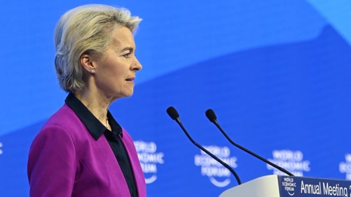 Νταβός - Φον ντερ Λάιεν: Η υποστήριξή μας στην Ουκρανία δεν θα χαλαρώσει