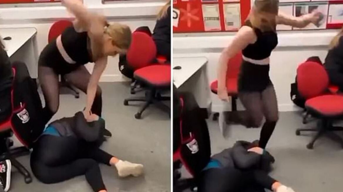 Σκωτία: Άγριο ξύλο σε σχολική αίθουσα - Γροθιές και κλωτσιές στο κεφάλι από κοπέλα σε συμμαθήτριά της