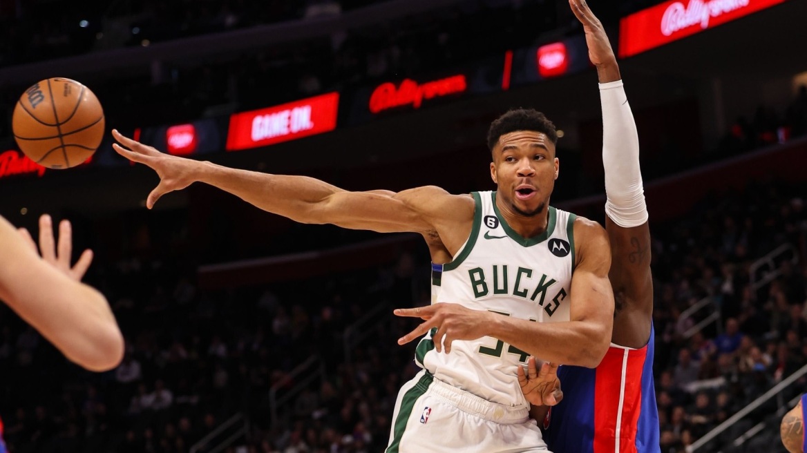 Γιάννης Αντετοκούνμπο: 29 πόντοι σε 26 λεπτά στην επιστροφή του και νίκη για τους Μπακς επί των Πίστονς