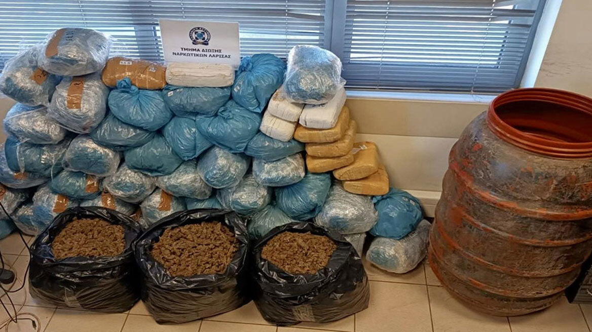 Έθαψαν βαρέλια με 108 κιλά κάνναβης σε χωράφι στο Κιλελέρ
