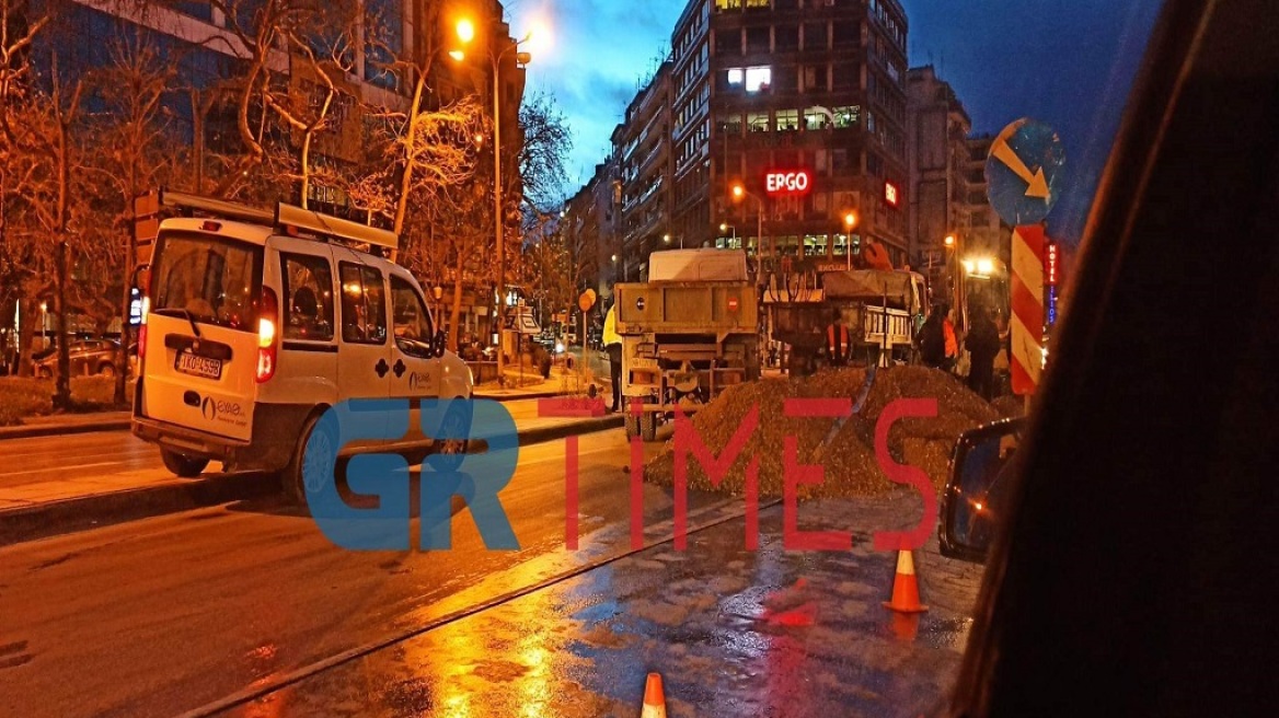 Θεσσαλονίκη: Αποκαταστάθηκε βλάβη που προκάλεσε κυκλοφοριακό χάος στο κέντρο