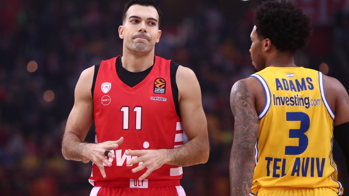  Ολυμπιακός: Εκτός οριστικά Σλούκας, Πίτερς και Πάπας με Εφές