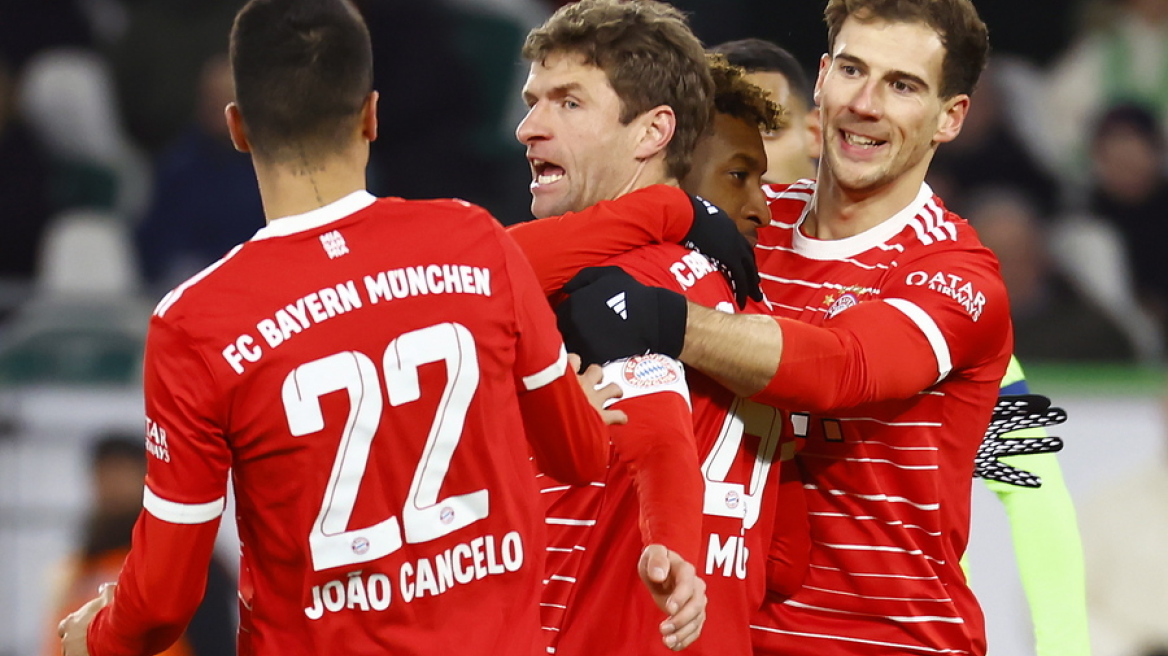  Bundesliga, Βόλφσμπουργκ - Μπάγερν 2-4: Tεσσάρα και επιστροφή στην κορυφή 
