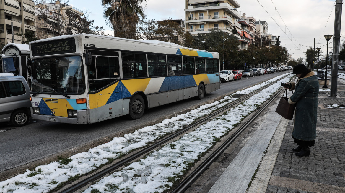 Κακοκαιρία «Μπάρμπαρα»: Τροποποιήσεις στα δρομολόγια των λεωφορείων στην Αττική