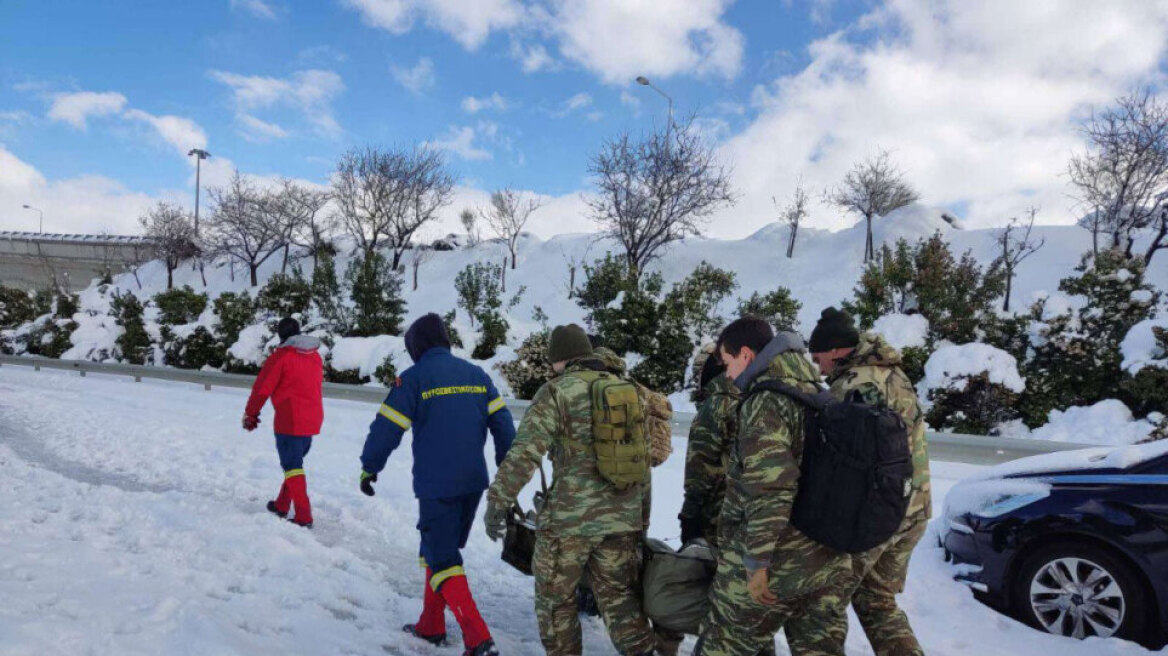 Κακοκαιρία Μπάρμπαρα: Σε ετοιμότητα και οι Ένοπλες Δυνάμεις