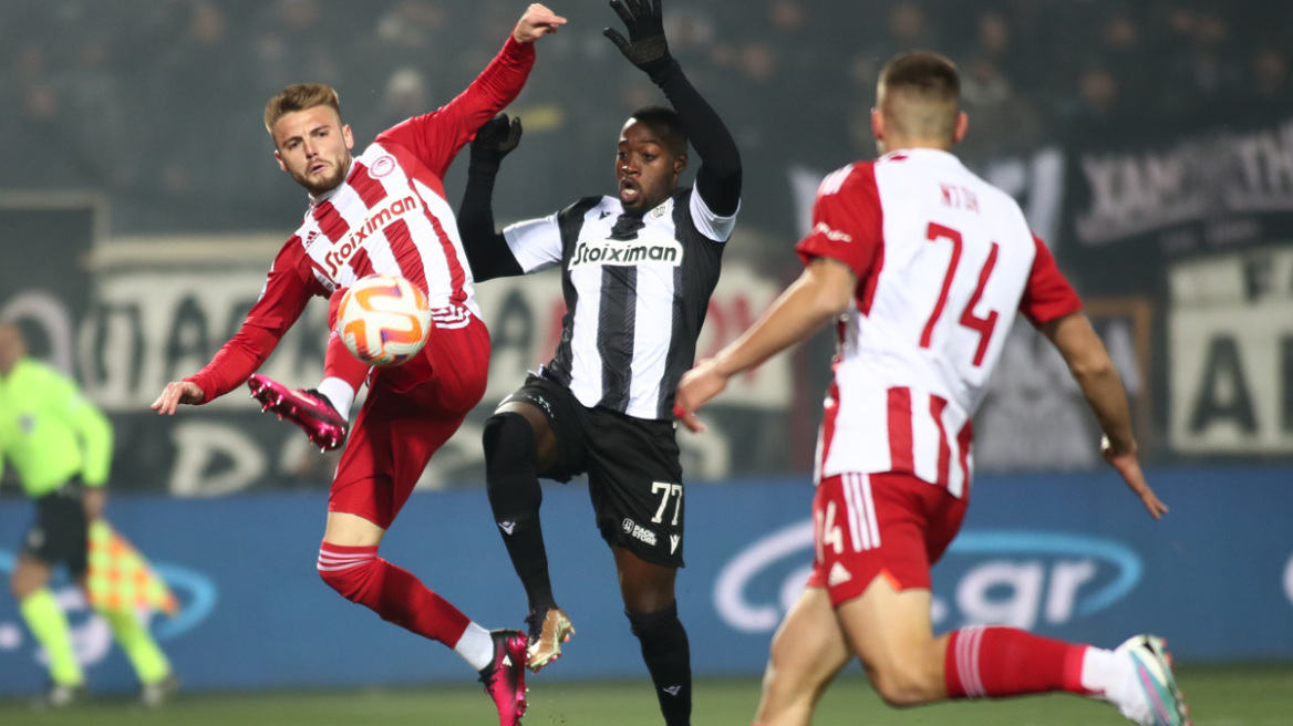 Super League 1, ΠΑΟΚ-Ολυμπιακός 0-0: Ισόπαλο το ντέρμπι 