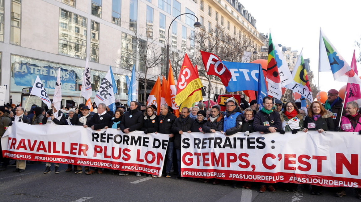 Γαλλία: Νέες απεργιακές κινητοποιήσεις κατά του συνταξιοδοτικού