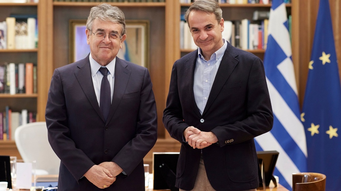 Μητσοτάκης: Υποδέχτηκε τον Σταύρο Ανδρεάδη που πραγματοποιεί δωρεά για τη δημιουργία δάσους στη Θεσσαλονίκη