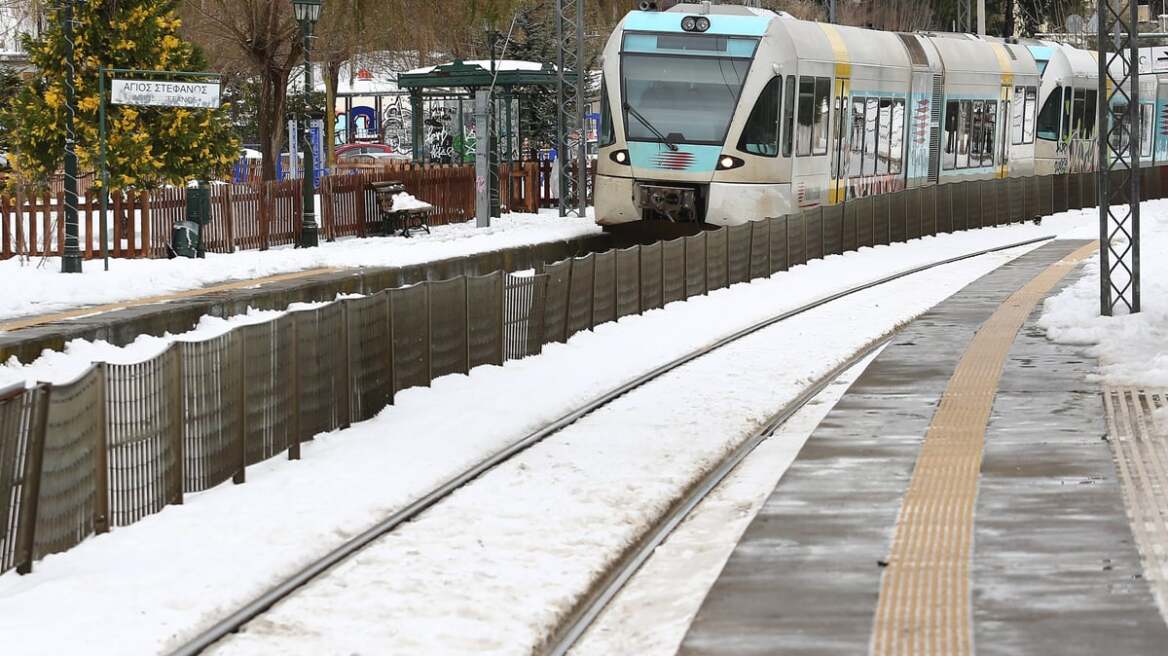 Κακοκαιρία Μπάρμπαρα: Ακυρώσεις δρομολογίων τρένων σήμερα 