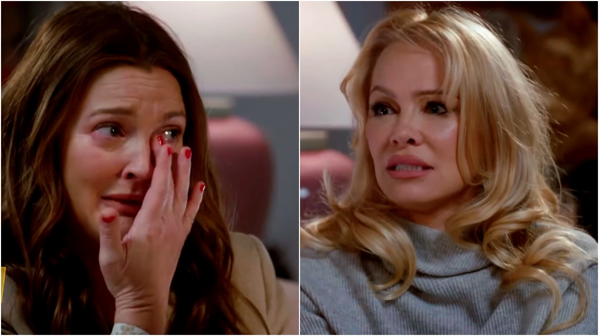 Ντρου Μπάριμορ: Ξέσπασε σε κλάματα ενώ μιλούσε με την Πάμελα Άντερσον - Δείτε βίντεο