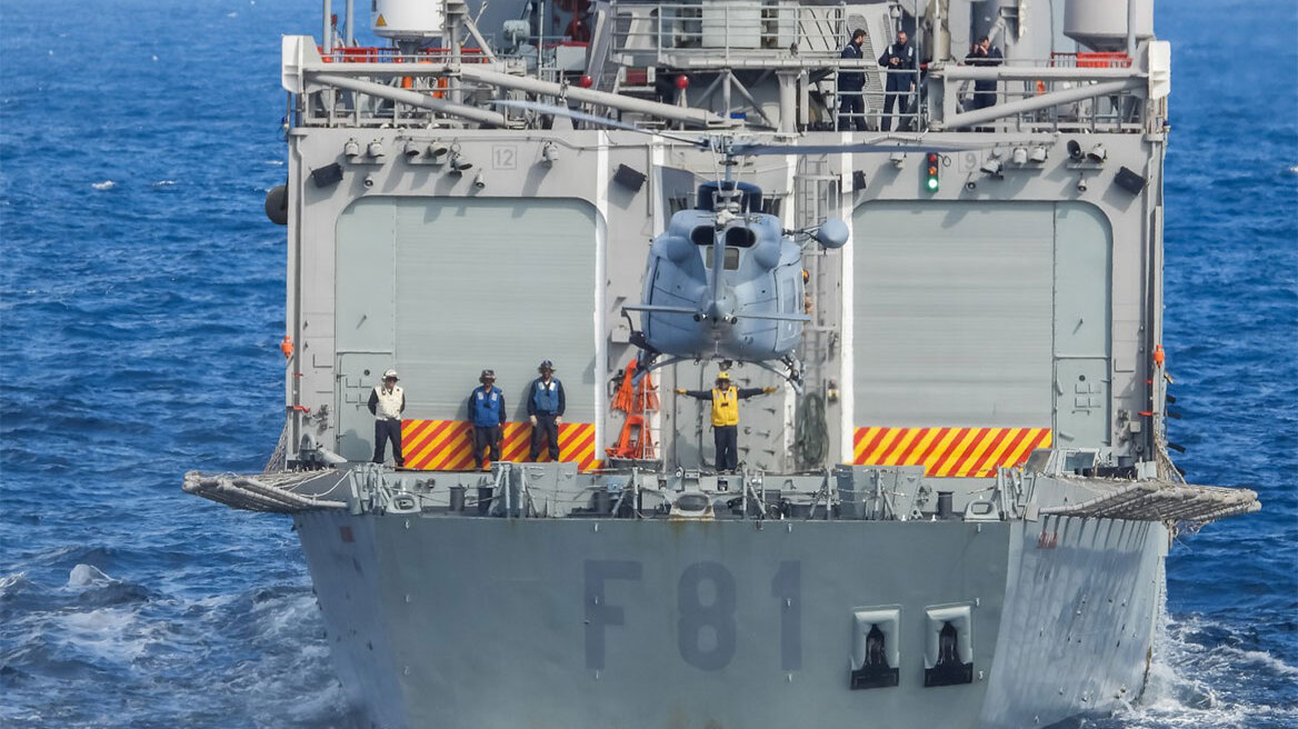 ΓΕΕΘΑ: Φωτογραφίες από άσκηση της φρεγάτας «ΣΑΛΑΜΙΣ» με δύο ισπανικές φρεγάτες