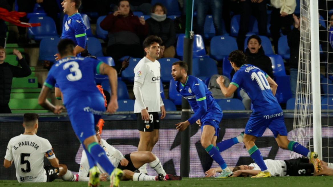 La Liga: Η Χετάφε νίκησε με 1-0 τη Βαλένθια και την «βύθισε» στην επικίνδυνη ζώνη - Δείτε το γκολ