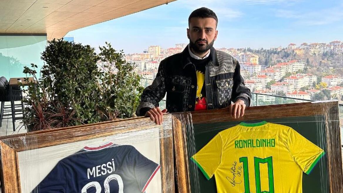 Σεισμός στην Τουρκία: Διάσημος Τούρκος σεφ δημοπράτησε για 60.000 ευρώ φανέλες των  Μέσι - Ροναλντίνιο 