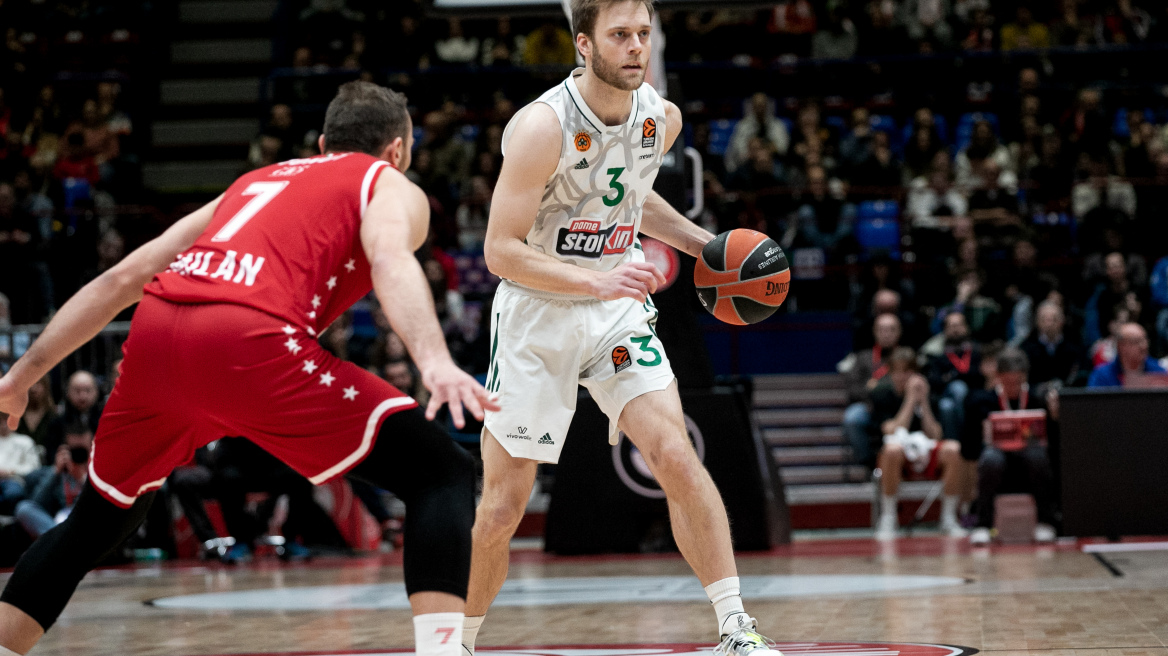 Euroleague, Αρμάνι Μιλάνο-Παναθηναϊκός 78-76: Βελτιωμένος αλλά χαμένος 