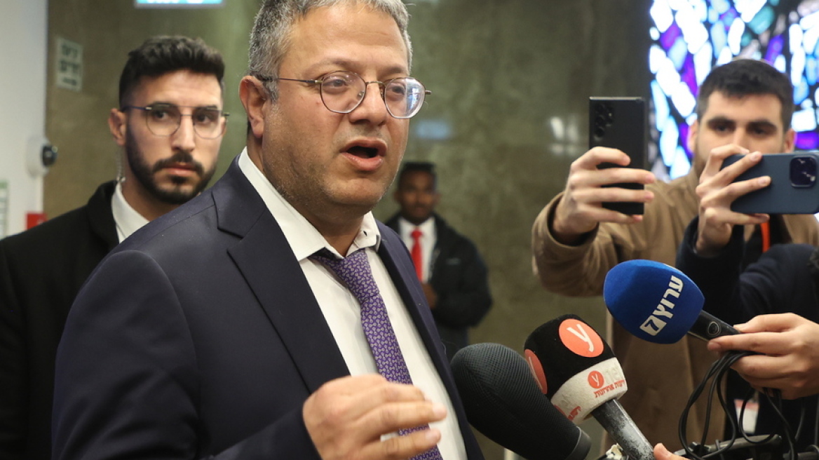 Πόλεμος στο Ισραήλ: Αντίθετος με τη κατάπαυση του πυρός ο ακροδεξιός υπουργός Ασφαλείας