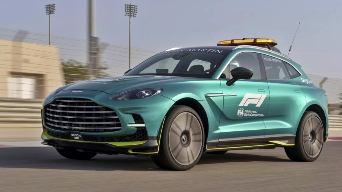 H Aston Martin DBX707 πρωταγωνιστεί στην F1