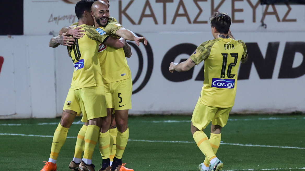 Super League 1, ΟΦΗ-ΑΕΚ 0-3: Κέρδισε και επέστρεψε στην κορυφή! 