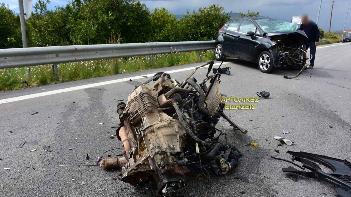 Σφοδρή μετωπική σύγκρουση στην Αργολίδα - Μία γυναίκα νεκρή - Δείτε βίντεο και φωτογραφίες