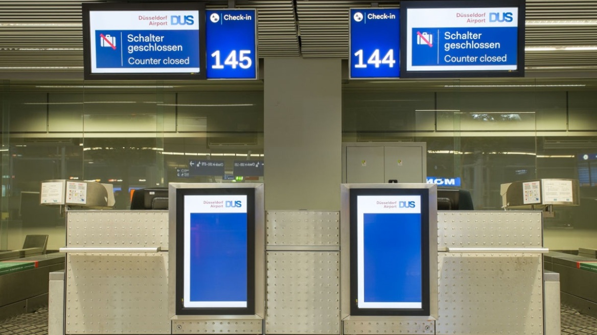 Γερμανία: Εκατοντάδες πτήσεις ακυρώνονται λόγω απεργιών σε τέσσερα αεροδρόμια