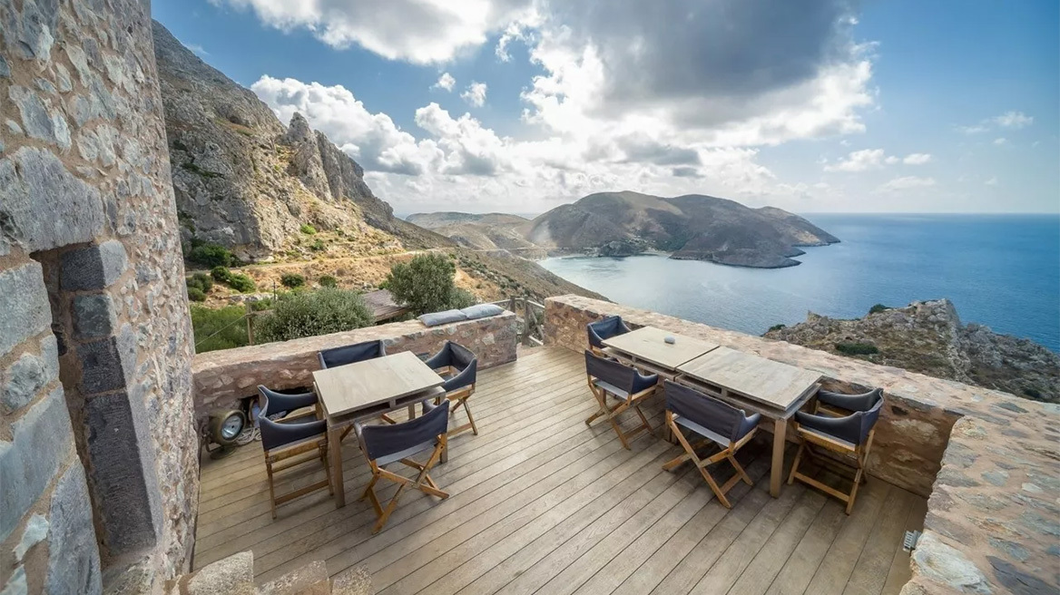 Δωμάτιο με Θέα: H Master Suite του Tainaron Blue Retreat