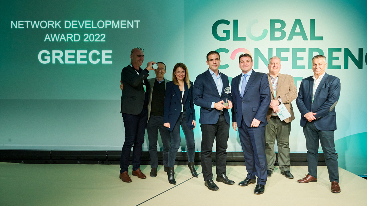 Η Kinsen – Europcar Greece κατέκτησε το βραβείο Network Development Award 2022 στο Ετήσιο Παγκόσμιο Συνέδριο του Europcar Mobility Group