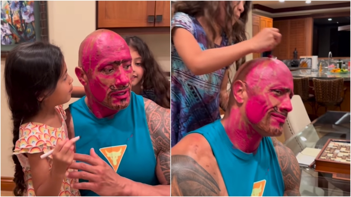 Ντουέιν Τζόνσον: Οι κόρες του, του έκαναν makeover και έχασε προγραμματισμένο meeting - Δείτε βίντεο