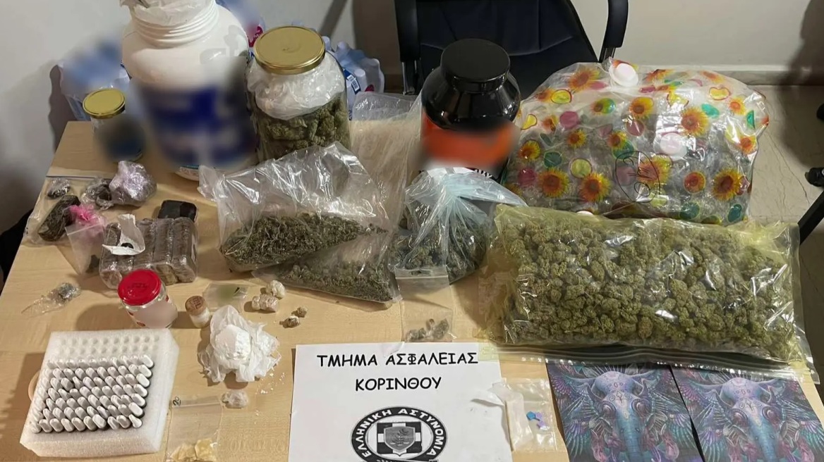 Κορινθία - Αττική: 42χρονος θα «έσπρωχνε» τρία κιλά κάνναβη και άλλα ναρκωτικά