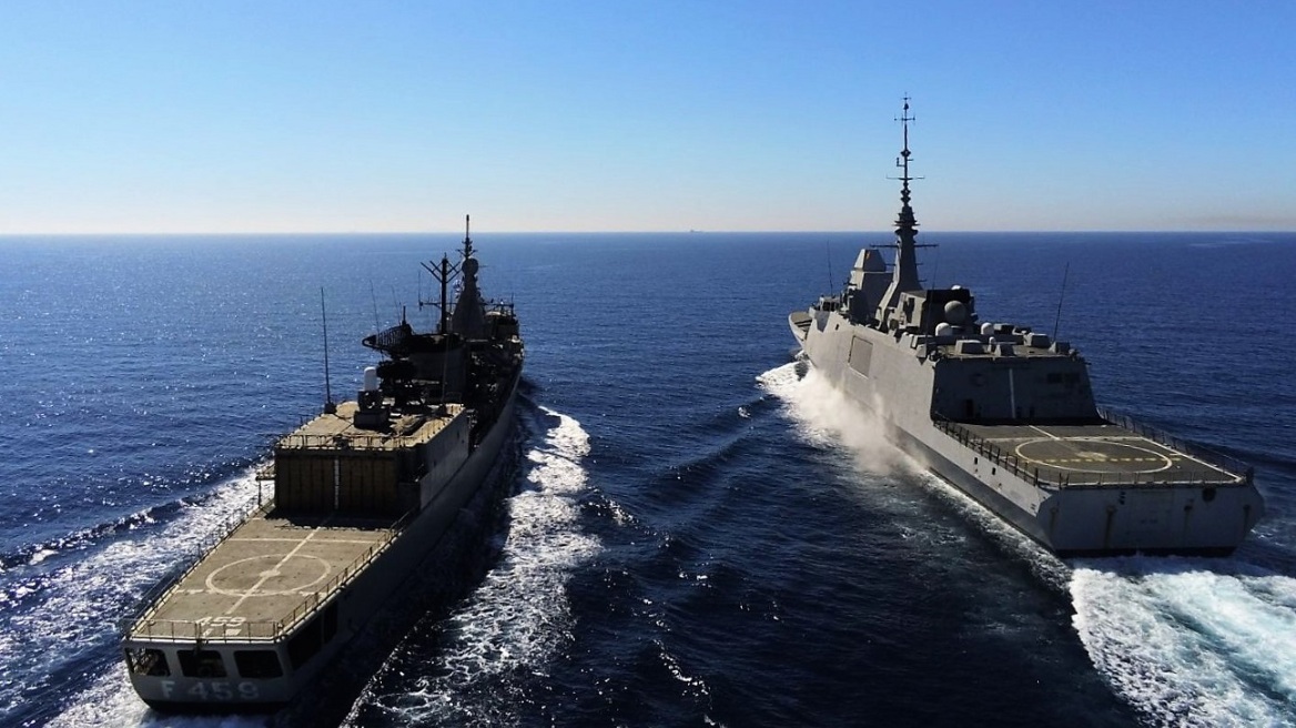 Συνεκπαίδευση των Ενόπλων Δυνάμεων με τη Γαλλική Φρεγάτα «FS Provence»