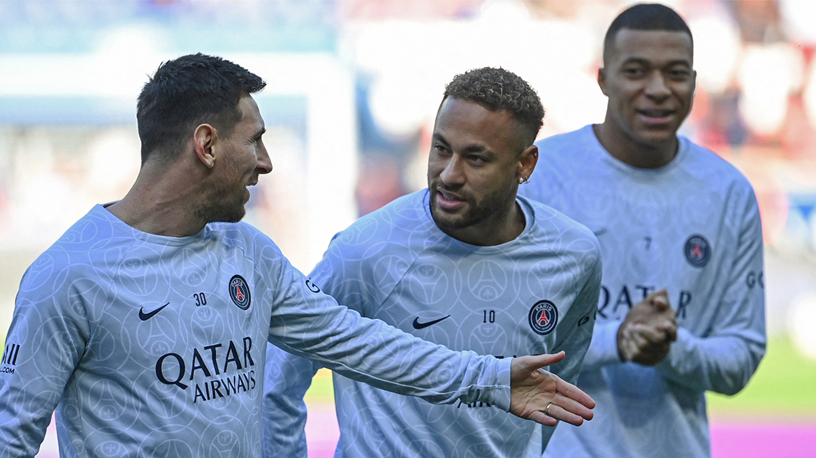 Χρυσάφι στα πόδια τους: Στα €6 εκατ. το μηνιάτικο του Εμπαπέ - «Ριγμένοι» Μέσι και Νεϊμάρ 