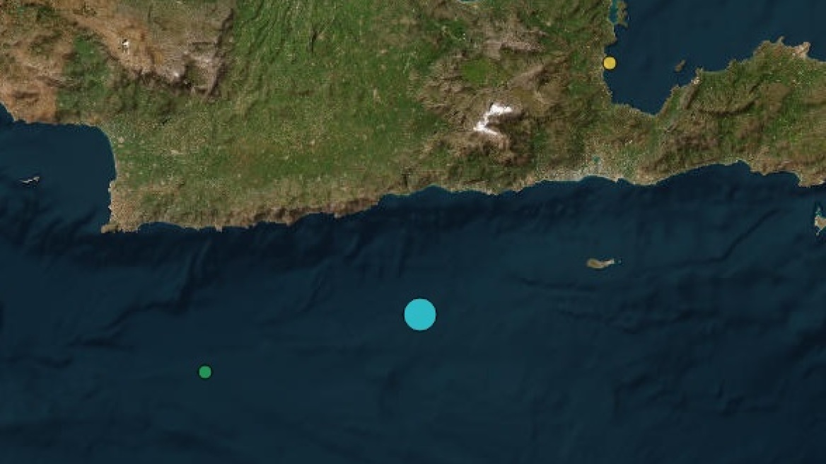 Σεισμική δόνηση 4,2 Ρίχτερ νότια της Κρήτης