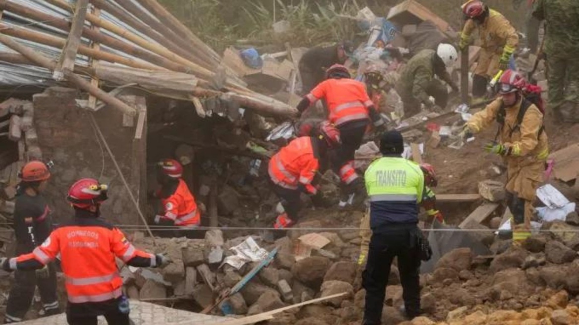 Κατολίσθηση στον Ισημερινό: 27 νεκροί, 67 αγνοούμενοι