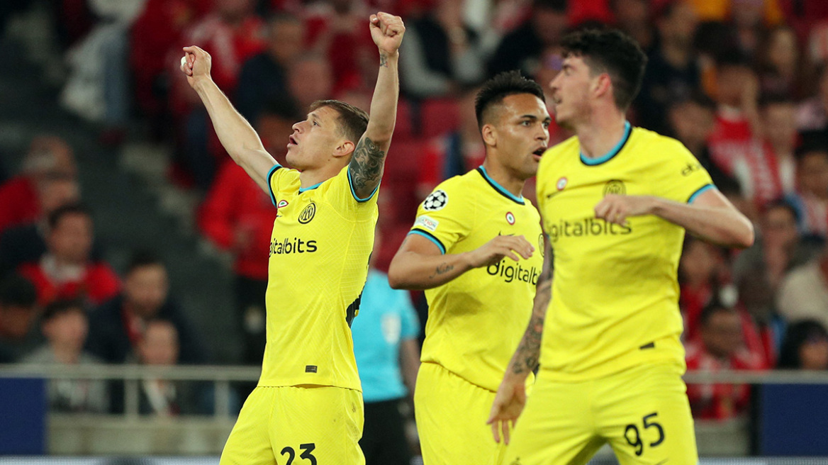 Champions League, Μπενφίκα-Ίντερ 0-2: Οι «νερατζούρι» αγκαλιά με την πρόκριση - Δείτε τα γκολ