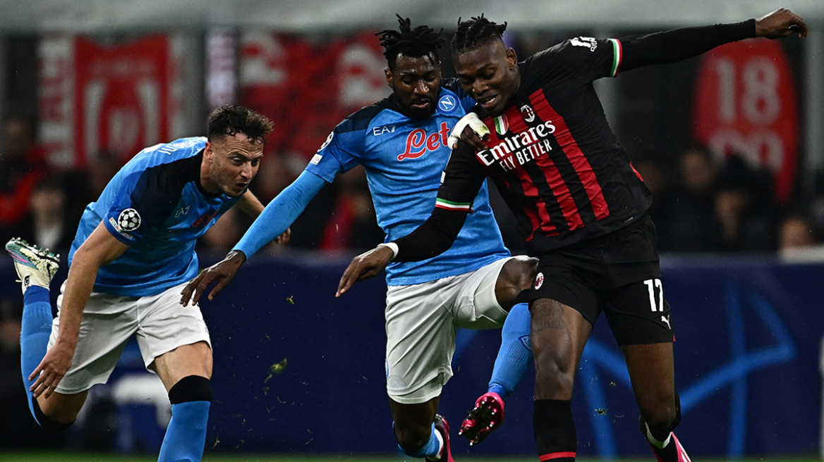 Champions League, Μίλαν-Νάπολι 1-0: Ισχνό προβάδισμα για τους Μιλανέζους 