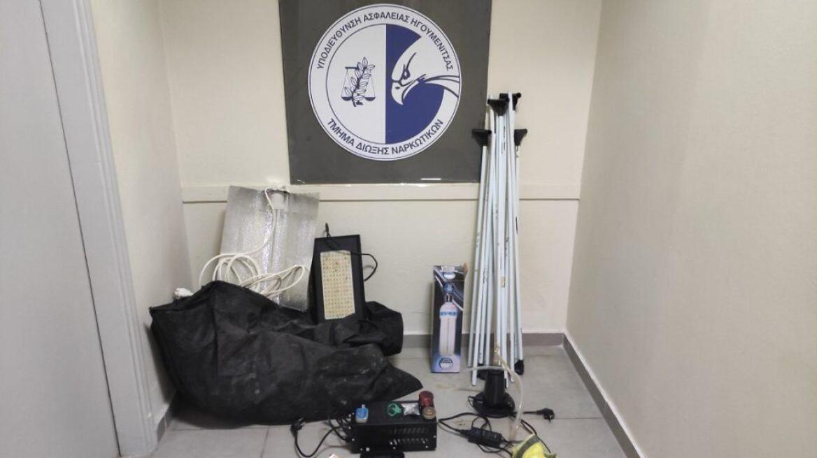 Κοιμόταν... ήσυχα τα βράδια 29χρονος χασισοκαλλιεργητής που είχε στήσει εργαστήριο δίπλα απ' το κρεβάτι του