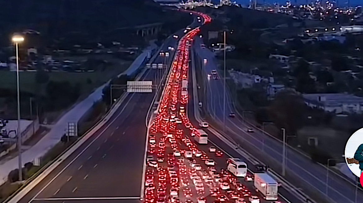 Συγκλονιστικά πλάνα από το πασχαλινό μποτιλιάρισμα (video)