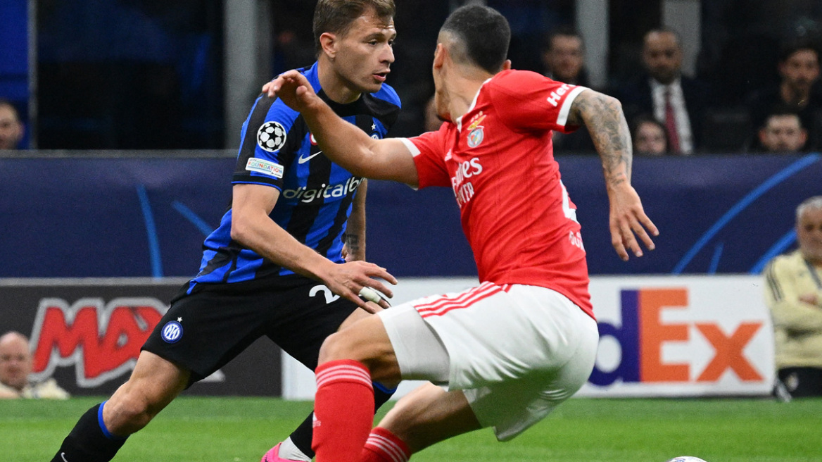 Champions League, Ίντερ - Μπενφίκα 3-3: Τελείωσε τη δουλειά και τώρα... εμφύλιος! - Δείτε τα γκολ